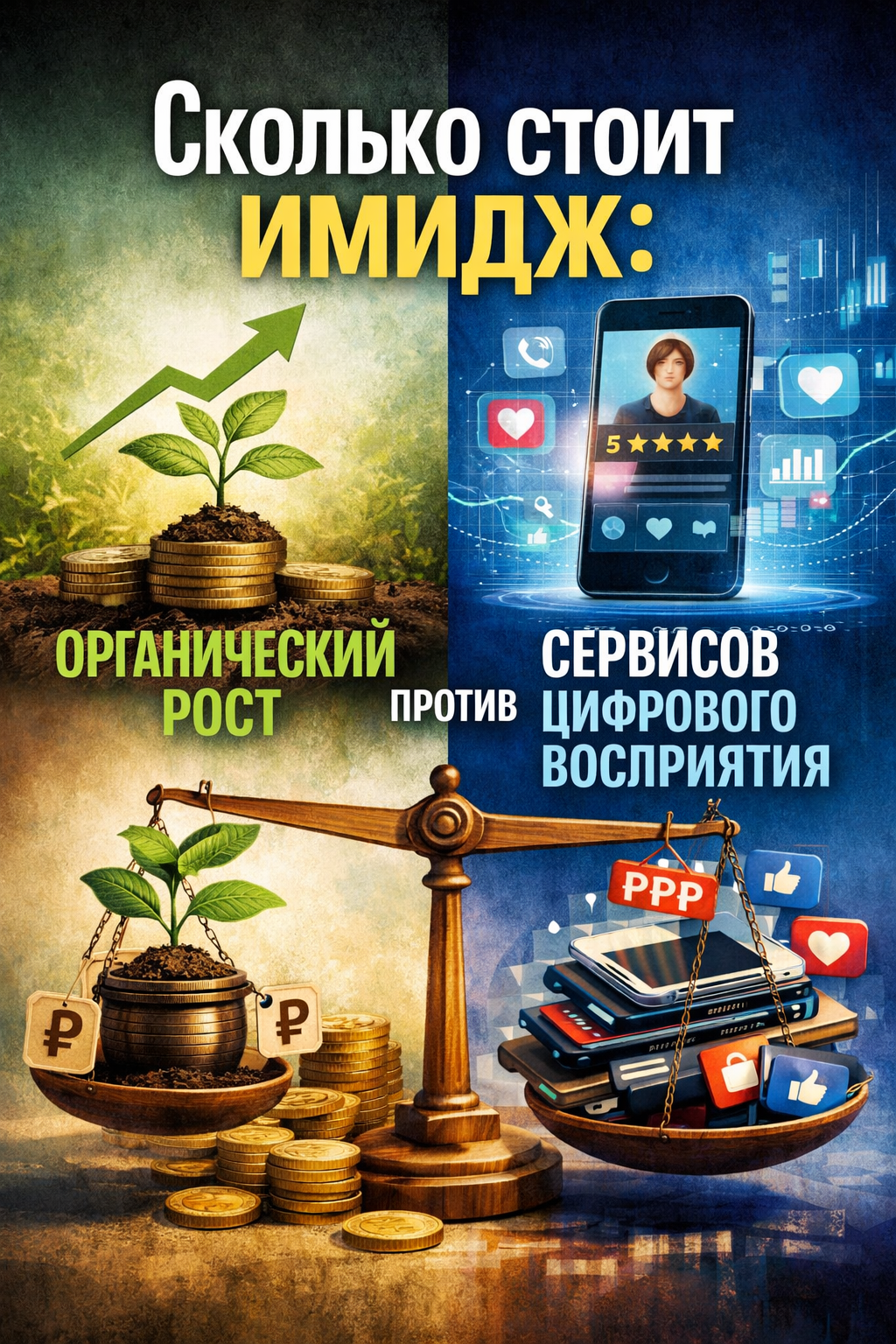 Накрутка или органический рост: реальная цена имиджа для бизнеса