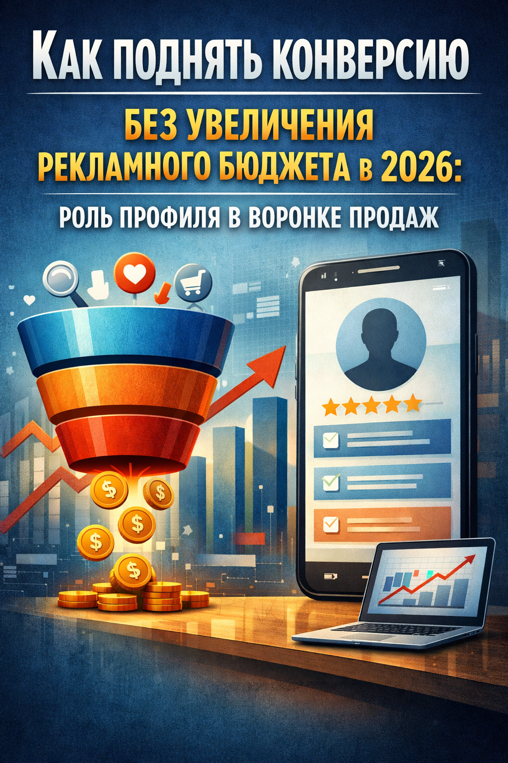 Воронка продаж 2026: Прокачай профиль Telegram без бюджета!